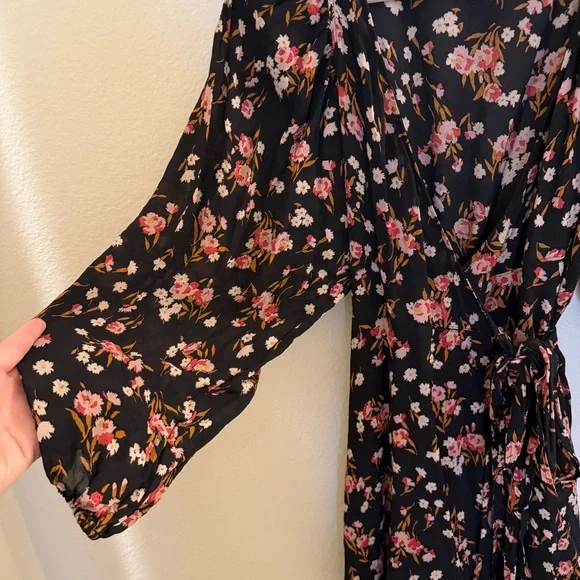 ALC Floral Black Dress - Picture 5 of 8